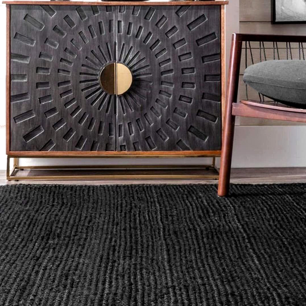 Handmade Jute Multicolor Vintage Dhurrie For Living Room